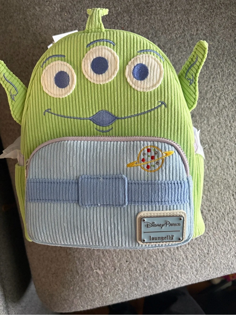 Loungefly Disney Parks Toy Story Alien Pastel Corduroy Pixar 2025 Mini Backpack